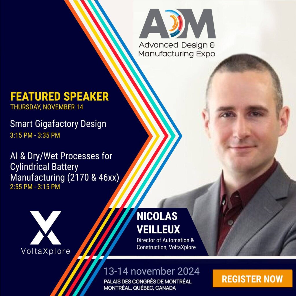ADM Montréal: Battery Cell Dry and Wet Process – Smart Gigafactory Design